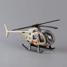 Best-Selling Realistic Alloy Helicopter Model, Multiple Colors Available, Q-Version Miniature Metal Helicopter Toy, Desktop Ornament, Suitable For Office And Home Decor, Aircraft Model - Multicolor - View 11