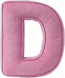 Almohada de felpa con letra rosa, almohadas decorativas con forma de letra inicial de pana, almohadas de letras del alfabeto inglés de la A a la Z para decoración de sofá, recámara, sala de estar (S) - E - Ver 23
