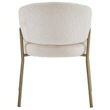 White Dining Chair, Modern Dining Chair In Gold  Velvet (2 Pieces), Dining Chair With Gold Legs - White 1 - View 11