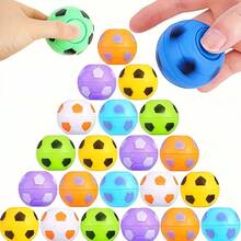 Children Birthday Party Favors Goodie Bag Stuffers, Finger Rotatable Soccer Ball , Sensory Stress Relief Toys, Anti-Stress Fidget Balls For Kids Random Color - Multicolor - View 6
