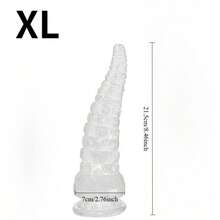 Fierce Horse Dildo Realista de Tentáculo de Polvo com Plug Anal e Expansor de Bumbum com Ventosa Grande, Brinquedo Sexual Peniano para Homens e Mulheres, Dilatador Anal e Massageador de Próstata, 4 Tamanhos Disponíveis, Adequado para Iniciantes e Usuários Avançados, Masturbador, Brinquedo e Jogo Sexual Adulto - Tamanho Único - Visão 12