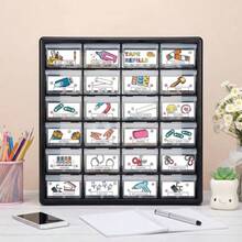 84 Pcs Toolbox Labels For Teacher 2" X 4.3" Classroom Tool Box Storage Stickers Decor Self-Adhesive Classroom Decal Teacher Drawer Tag For Back To School Organization - Colorful With White Background - View 4