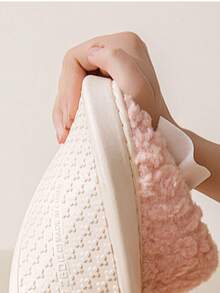 Cute Bow Fabric Home Slippers For Autumn And Winter - Pink - View 6