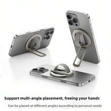Dudukan Ponsel Magnetik, Ring Holder Ponsel Silikon MagSafe, Dudukan Meja, Dudukan Anti Selip yang Dapat Diputar - Putih polos - View 7