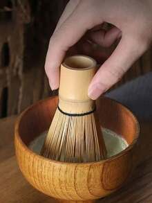 1pc Bamboo Matcha Tool Set, Matcha Whisk, Matcha Scoop, Japanese Matcha Tools, Matcha Accessories - One Size - View 3