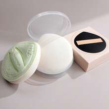 1pc Large Wet & Dry Makeup Sponge With Storage Box, Soft & Skin-Friendly, Even Powder Application - Multicolor - View 8