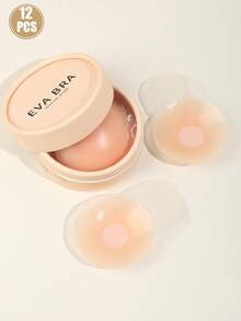 Summer Adhesive Nipple Covers Gift Set, Reusable, Lightweight Anti-Nipple Show, Invisible And Seamless, Women's Breast Stickers, Suitable For Weddings, Beach Vacations, Daily Wear - Multicolor - View 6