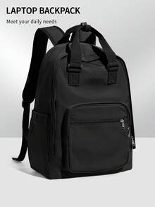 Large Capacity Student Backpack, Suitable For Middle And High School Students, Practical Travel Backpack, Portable Laptop Backpack That Can Hold A 15.6-Inch Laptop, Multi-Functional Backpack Suitable For Outdoor, Travel, Hiking - Multicolor - View 10