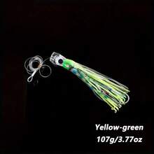 GOTURE 1pc 107g/3.77oz Octopus Soft Bait Lure With Skirt Tail, Trolling Fishing Lure, Multiple Colors Available, Suitable For Freshwater And Saltwater - Multicolor - View 8