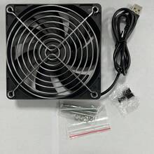 OUYUANSU USB 機殼風扇 路由器機頂盒散熱風扇 12CM 安靜 8CM 散熱風扇 5V 電腦風扇 - 查看 18