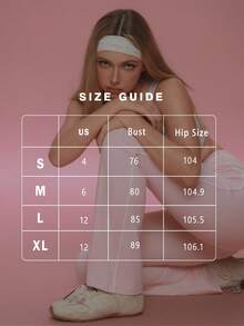 Conjunto de Bloques de Color, Top sin Mangas de Bloques de Color (Con Almohadillas Removibles) / Bustier Camisola de Bloques de Color / Top Convertible, Conjunto Elegante de 2 Piezas para Mujeres Deportes - Rosa - Ver 11