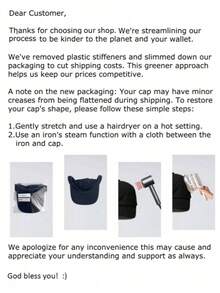 1pc Unisex Letter Print Baseball Cap, Casual Street Style Trucker Hat, Adjustable Breathable Sun Protection Hat, Suitable For Daily Outdoor Travel Wear - Navy Blue - View 7