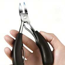 1pc Heavy Duty Durable Stainless Steel Professional Nail Clipper, Suitable For Thick Nails And Ingrown Nails, Unisex Pedicure Use, Sharp Curved Blade - Specification - View 4