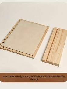1 support d'affichage de pendentif de collier en bois amovible, présentoir à bijoux, support robuste, accessoire d'exposition, affichage et rangement, convient pour des occasions comme Noël, peut être utilisé dans les chambres, les salles de maquillage, les comptoirs à bijoux et en toute saison. - Support collier plaque support - Voir 11