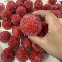 1pc Handmade Squishy Ice Cream Ball, Non-Rebounding Sand Sound Squeeze Toy, Soft And Comfortable Tactile Experience, Stress Relief Soft Rubber Squeeze Ball, Finger Stress Relief Toy, Handmade Soft Rubber Squeeze Toy, Effectively Relieves Stress And Anxiety, Suitable For Adults And Office Workers, Daily Essential, Holiday Gift - Multicolor - View 5