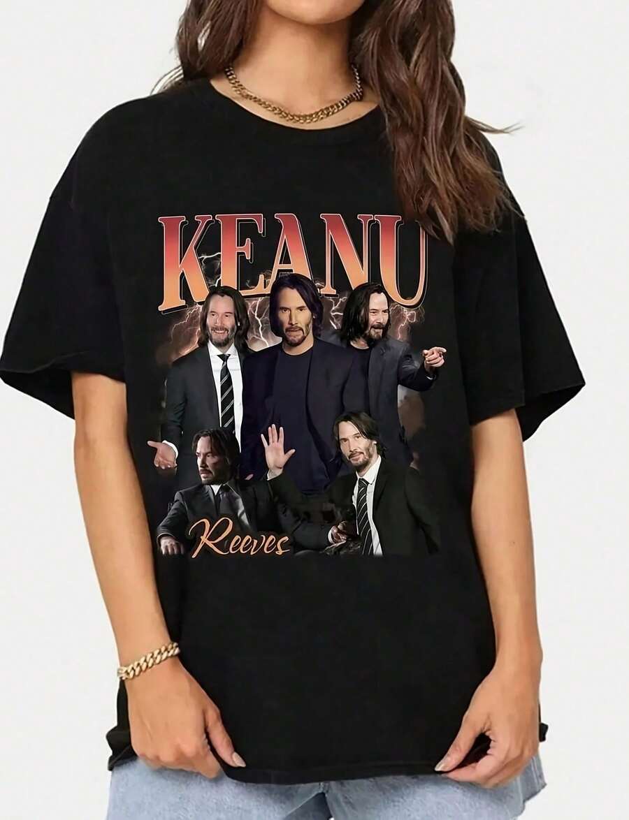 Keanu Reeves Vintage S1Hirt Keanu Reeves T1S1Hirt Keanu Reeves Sweahirt Keanu ReeveS1 Hoodie Vintage Graphic T1EEs 90s Vintage S1HiY2K Wos 220g Thick Cotton T1S1Hirt With Butterfly Print Pat - Negro - Ver 1