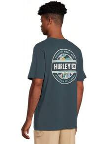 Hurley Mens Filler Short Sleeve - 裝甲海軍 - 查看 4