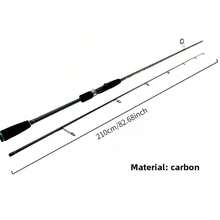 1pc Carbon Fiber Fishing Rod, 3 Meters Long, With Ultra-Lightweight Fishing Accessories For Reel Rotation Operation - Multicolor - View 7