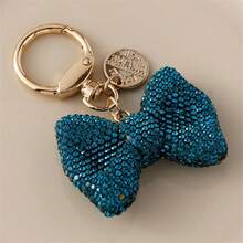 Fashion Crystal Bow Keychain, Cute Bow Keychain, Car Key Chain, Shiny Full Rhinestone, Handbag Pendant, Key Ring, Women's Gift - Multicolor - View 12