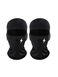Set Topi Balaclava Unisex Warna Polos 1/2 Buah, Penutup Kepala Lubang Tunggal, Masker Wajah Penuh untuk Bersepeda, Cocok untuk Pemakaian Sehari-hari dan Aktivitas Luar Ruangan - Gaya 2 - View 24