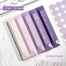 Gradient Pen Shape Correction Tape Good Luck Print Smooth PET Film Eraser Tape For Student Stationery,Back To School - Sets - View 12