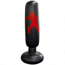 1pc Inflatable Punching Bag, Suitable For Boxing Workout And Daily Stress Relief - Multicolor - View 8