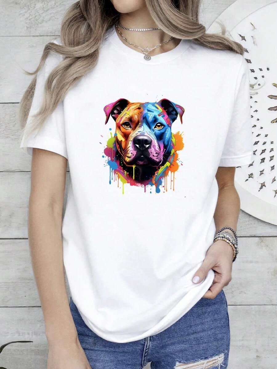 Women T-Shirts - 白色 - 查看 1