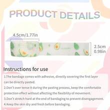 5 Rolls/10 Pieces Per Pack, Random Color, 0.98 Inch Elastic Bandage, Breathable Non-Woven Tape, Suitable For Sports, Writing, Daily Use And Pet Care - Multicolor - View 3