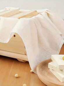 60x60 Inch, Hemmed, Reusable, 100% Unbleached Pre-Cut Cheesecloth, Suitable For Cooking, Cold Brew Coffee Filtration, Cheese Making, Etc. - Beige - View 6