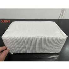 1/30/50/100pcs Disposable Beauty & Hair Towels (White), Soft & Skin-Friendly Material, Non-Shedding, Highly Absorbent, Convenient To Use.Versatile Use For Travel, Manicure And Various Daily Scenarios. - Multicolor - View 13