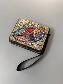 Hot-Selling Bohemian Style Card Holder With Money Tree, Eye, Peacock, Leaf Patterns, Large Capacity Multi-Function Card Storage Bag, Creative Gift Choice For Best Friends And Yourself - Multicolor - View 10