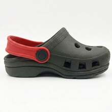 Boys' Non-Slip Sandals - Super Stylish - Black and Red - View 3