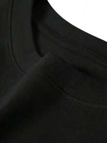 Playera Mujer Talla Grande Manga Corta con Estampado de Oso Animado, Estilo Casual Versátil para Playa, Casa, Oficina, Viajes, Conciertos, Fiestas y Verano RP92 - Negro - Ver 4