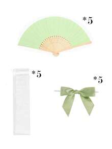 1/3/10/15/30 peças Leques de papel dobráveis minimalistas essenciais para o verão, estilos branco e colorido, leques portáteis de mão, adequados para casamento, festa, cerimónia de batismo, presentes para a noiva, decoração DIY e adereços de fotografia - Multicolorido - Ver 26