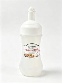 1pc Kitchen Squeeze Sauce Bottle With Dust Cover, Salad Dressing, Ketchup Seasoning Bottle, 5-Hole Squeeze Sauce Bottle, Multi-Functional Kitchen Tool - Multicolor - View 9