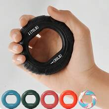 Silicone Finger Grip Ring, Adjustable Resistance, Hand And Wrist Exercise, Muscle Strength Training - View 1