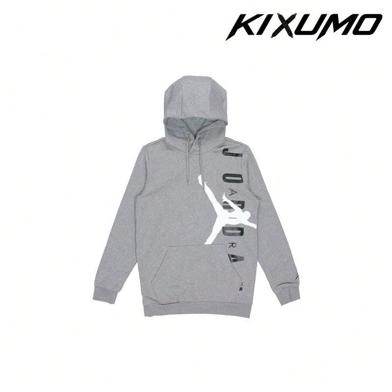Jordan Jumpman Air Casual Hoodie Carbon-Grey Tops Men - 彩色 - 查看 1