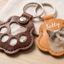 Personalized Pet Memorial Keychain, Customized With Photo And Pet Fur Storage Function, Memorial Gift For Beloved Pets (Cats & Dogs), Pet Fur Keepsake Keychain, Pet Memorial Gift, Memorial Accessory Specially Designed For Pet Lovers - H-pet Hair Keychain - View 8
