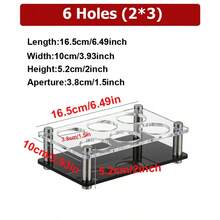 Acrylic Bracket Agave 6/12/24 Holes Glass Holder, Transparency Tray, Wine Glass Shot Glass Storage Rack, Bar Whiskey Glass Base, Suitable For Party Bar Club Family Gathering Collection - View 11