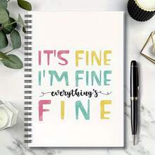 I Am Very Good, Everything Is Going Well. Spiral Notebook, 1, Suitable For Office And School Use, Is The Perfect Gift For Friends And Colleagues, Craft Supplies School Supplies - F - View 3