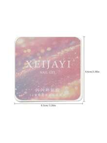 XEIJAYI 12 Colores Esmalte de Uñas Gel con Patrón de Purpurina y Piedras Brillantes de Alta Saturación Semisólido, Adecuado para Uso Especial en Salones de Uñas - Multicolor - Ver 12