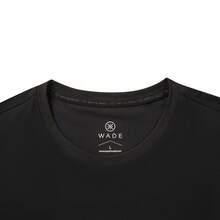 Li-Ning Way Of Wade 快乾反光 T-Shirt ATSW089，男款冰感透氣籃球與戶外上衣 - 黑色 - 查看 5