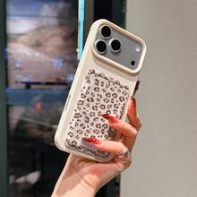 2 Pieces Set: Brown Self-Adhesive Card Holder/Card Slot Phone Case/Card Holder Wallet And Card Holder TPU Shockproof Protective Case Compatible With Apple 6/7/8/X/Xs/XR/XS Max/11/12/13/14/15/16 Pro Max, Suitable As Birthday And Christmas Gifts For Couples, Women, Daughters, Boyfriends, Girlfriends, Teen Girls, Slight Color Difference Due To Lighting During Photography - Multicolor - View 3