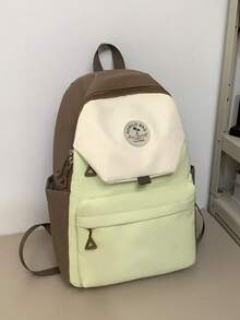Highly Attractive Versatile Backpack. Front Zipper Pocket For Easy Access To Phone, Keys, Lipstick. Can Hold Laptop, Textbooks, Water Bottle, Umbrella. Perfect For Students/Office Workers/Travelers! - Multicolor - View 13