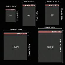 100入 OPP透明自黏式塑膠包裝袋 - OPP袋加厚款雙面6絲 - 查看 2