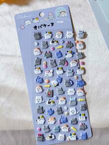 Cute Animal Bubble Stickers 4PCS Multiple Styles Adorable Cartoon Decor For Diaries, Journals - Multicolor - View 9