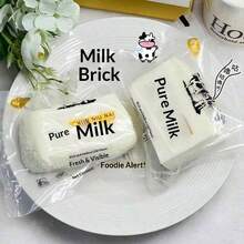 Regalo Perfecto - Interactivo - Regalo de Cumpleaños - Esencial para Amigos - Regalo para Novio/Novia - Regalo Familiar - Regalo - Regalo para Amigos - Ladrillo de Leche - Simulación de Amasado Musical - Alivio del Estrés - Amasado de Silicona de Rebote Lento - Multicolor - Ver 4