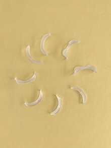 8pcs Clear Ring Anti-Slip Retainer, Simple Clear Plastic Ring Holder For Household - Clear - View 3