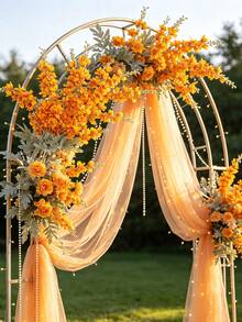 1/3/60pcs Artificial Swallowtail Grass, Suitable For Home, Restaurant, Living Room, Outdoor Decoration, Photography Props, Autumn, Spring, Vase, Flower Wall, Wreath, Bridal Bouquet, Wedding Decoration, DIY Materials, Party Decoration, Home Decor, Valentine's Day - Orange - View 5