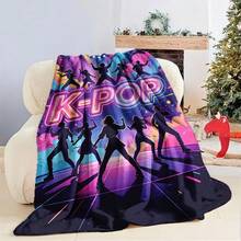 Royal Blue 2026 Graduation Commemorative Flannel Blanket, Bachelor's Cap & Confetti Print Throw Blanket - Vibrant Color, Comfortable Blanket For Bedroom, Living Room, Camping And Office - Multicolor - View 4